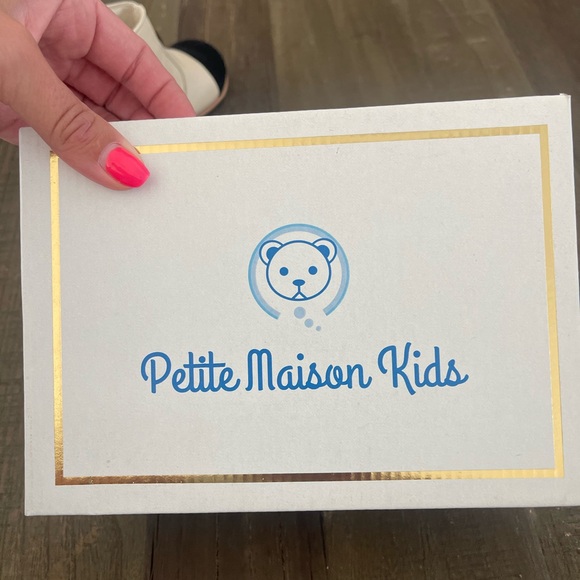 Petite mason kids cream and black boots size 5 - Picture 6 of 10